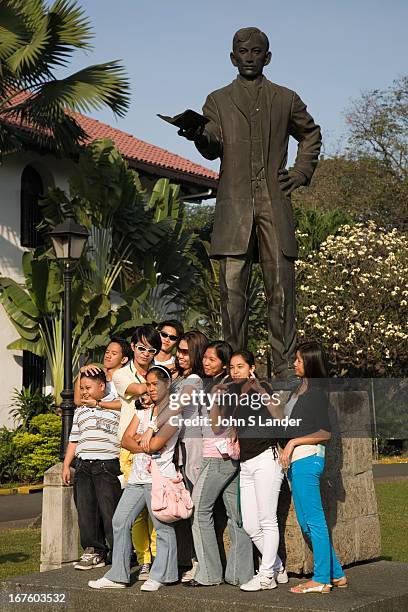 Statue of Jose Rizal at Fort Santiago. Dr. Jose Rizal was a Filipino nationalist and the most prominent advocate for reforms in the Philippines...