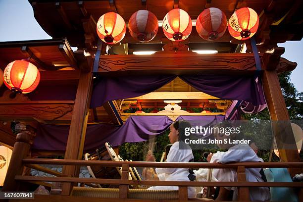 Japanese flutes and drums accompany the parades and processions through the streets, to help propel the mikoshi bearers along their way. Matsuri is...