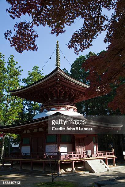 On the eastern and the western side of the Garan at Koyasan are a few other Stupas, other than the Great Stupa. Toto, the Eastern Stupa was destroyed...