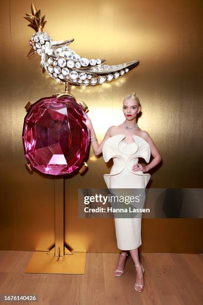 Anya Taylor-Joy attends the opening event of Tiffany & Co.'s new store in Omotesando on September 12, 2023 in Tokyo, Japan.