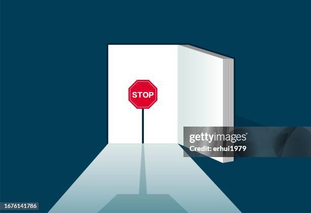 the denied entry - exclusion stock illustrations