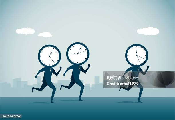 time to run - trains moving forward stock illustrations