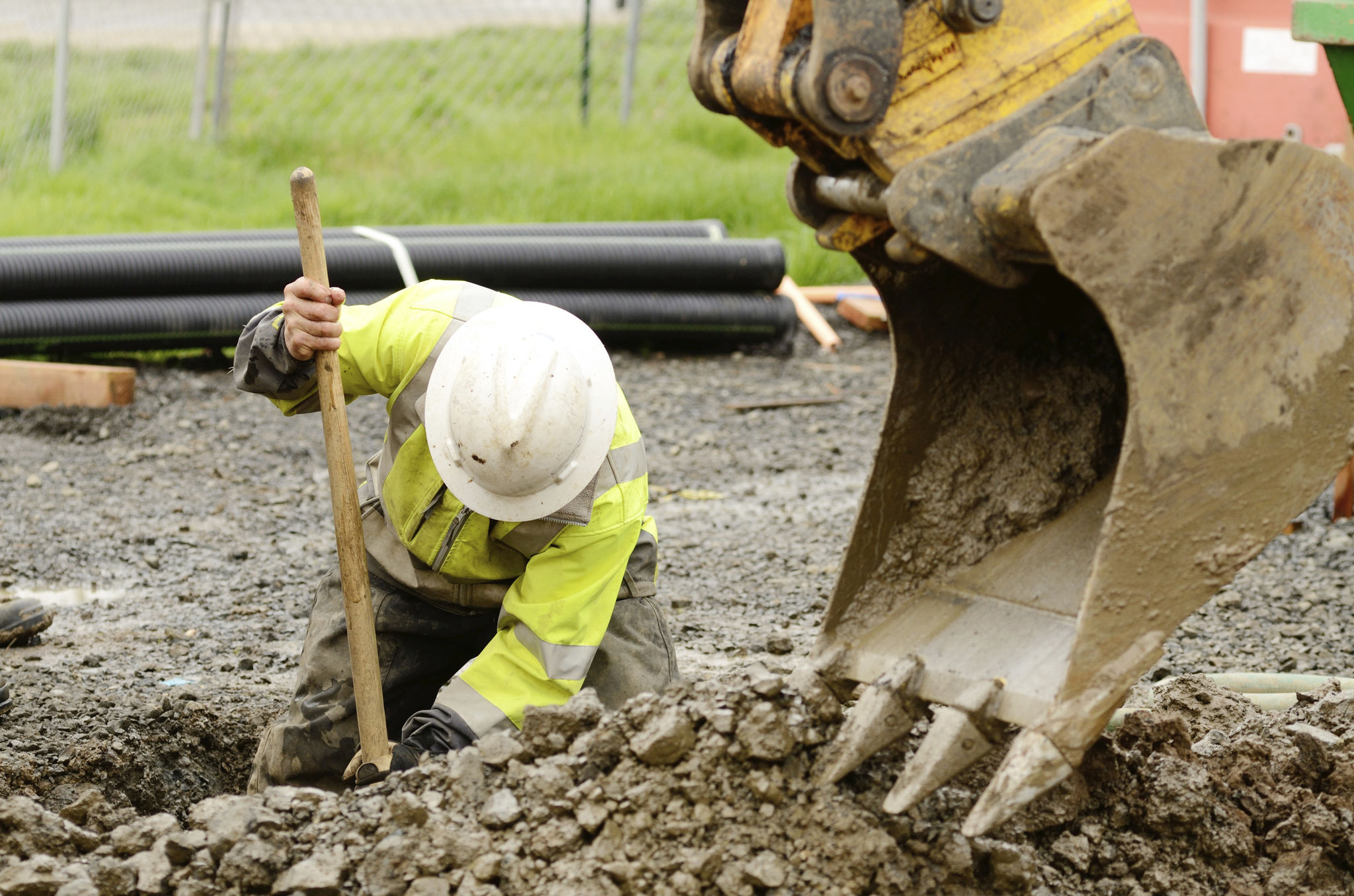 trench digging