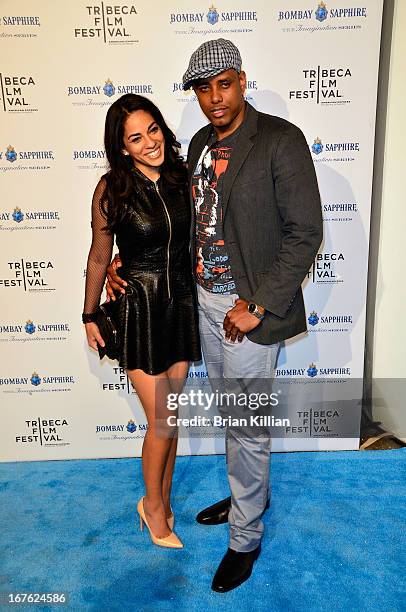 Personalities Sharon Carpenter and Garland Shields attend the screening of "Bombay Sapphire Imagination Series: Film" during the 2013 Tribeca Film...