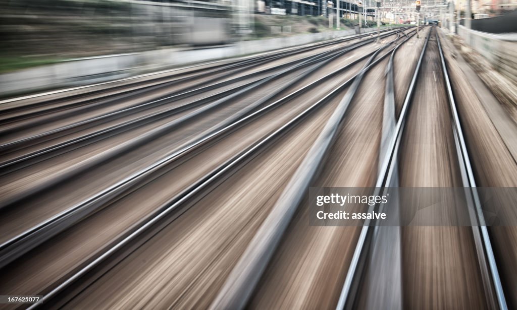 Railroad tracks and junctions