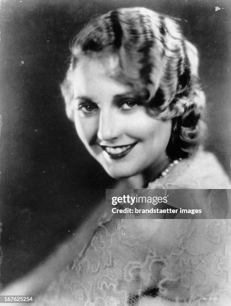 American actress Thelma Todd. About 1930. Photograph. Die amerikanische Schauspielerin Thelma Todd. Um 1930. Photographie.