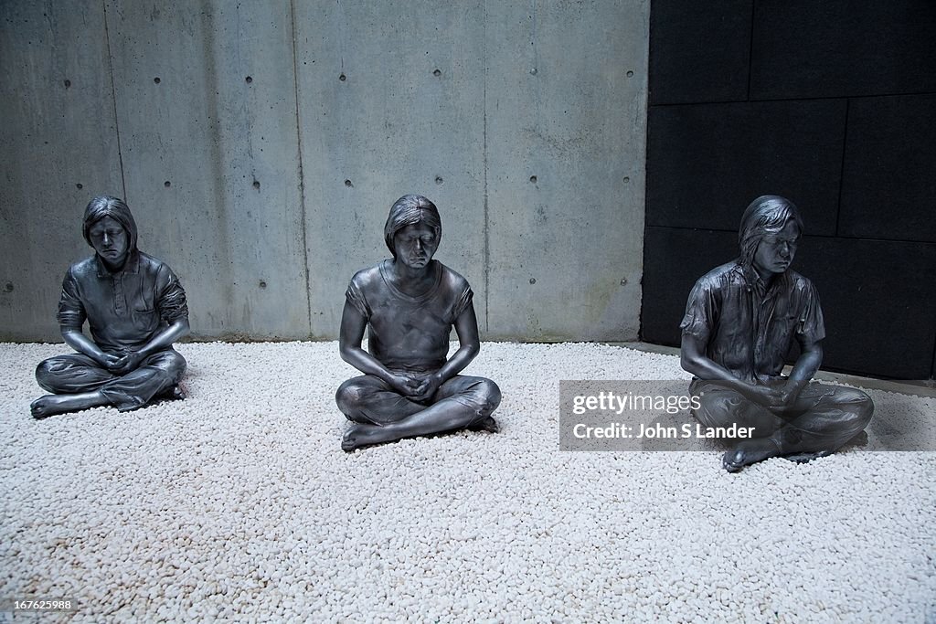 The Hakone Open Air Museum creates a harmonic balance of the...