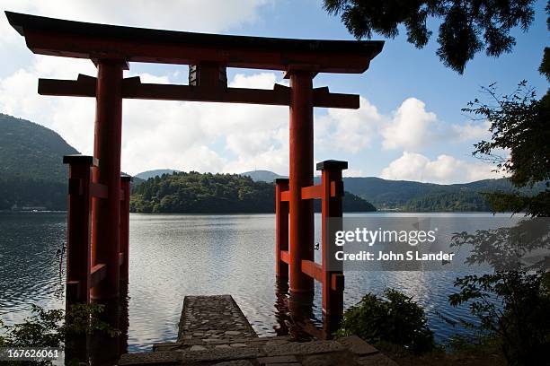 The Hakone Shrine, or Hakone Jinja, is a Shinto shrine on the shores of Lake Ashi. The main festival of the shrine is held annually on August 1st....