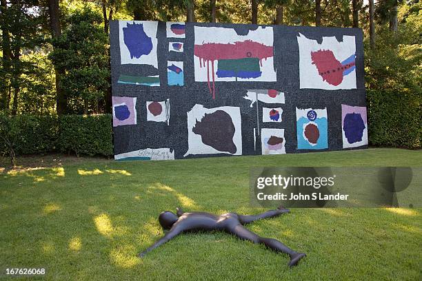 "Close" by Antony Gormley - The Hakone Open Air Museum creates a harmonic balance of the nature of Hakone National Park with art in the form of...