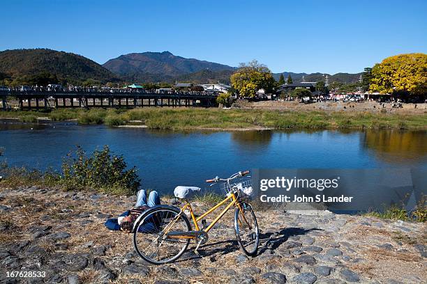The Togetsukyo Bridge is a famous landmark in Arashiyama. The Hozu River, over which the bridge is built, is a favorite spot in Kyoto for river boat...