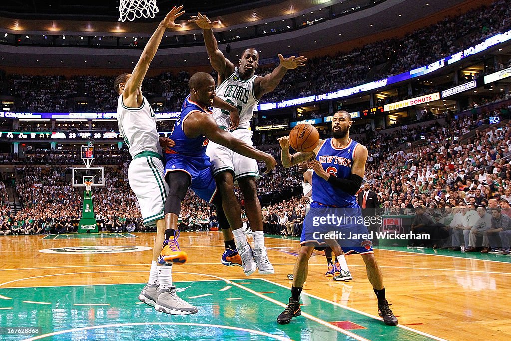 New York Knicks v Boston Celtics - Game Three