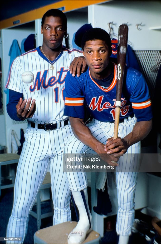 Gooden Portrait of American baseball players Dwight Gooden and Darryl... News ...