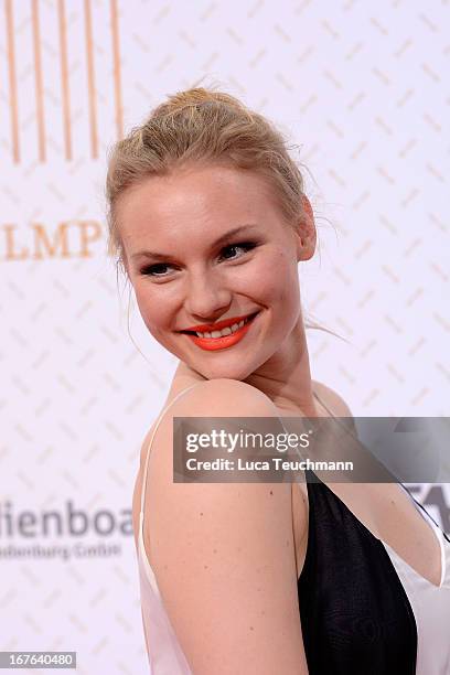 Rosalie Thomass attends the Lola German Film Award 2013 at Friedrichstadtpalast on April 26, 2013 in Berlin, Germany.