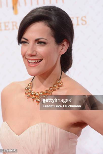 Bettina Zimmermann attends the Lola German Film Award 2013 at Friedrichstadtpalast on April 26, 2013 in Berlin, Germany.