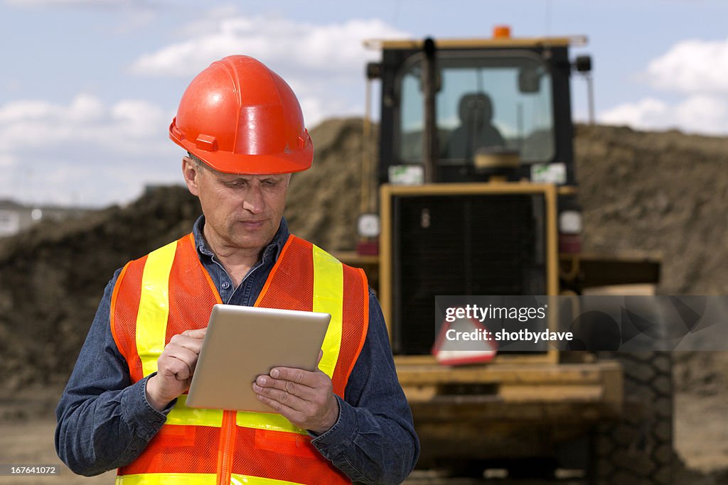 Construction Site and Computer