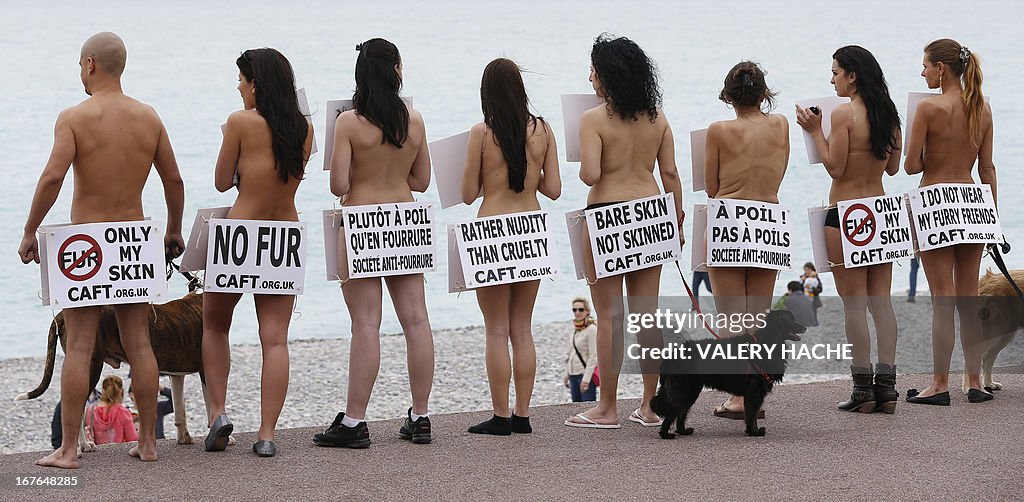 FRANCE-ENVIRONMENT-ANIMALS-FUR-PROTEST