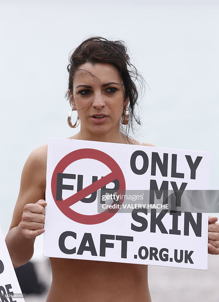 FRANCE-ENVIRONMENT-ANIMALS-FUR-PROTEST