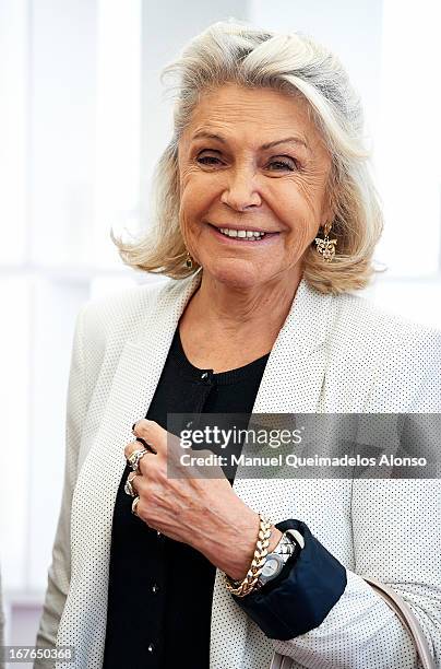 Beatriz de Orleans attends the ATP 500 World Tour Barcelona Open Banc Sabadell 2013 tennis tournament at the Real Club de Tenis on April 26, 2013 in...