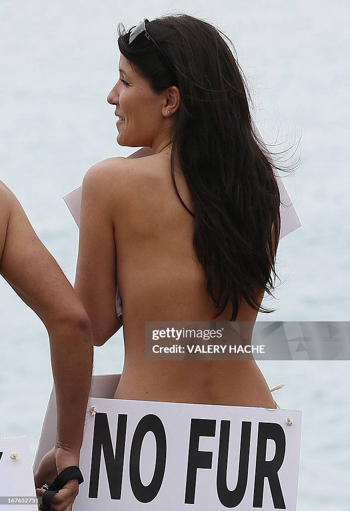 FRANCE-ENVIRONMENT-ANIMALS-FUR-PROTEST