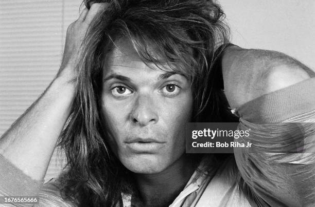 Singer and Musician David Lee Roth of the group Van Halen, during a photo shoot, June 6, 1994 in Los Angeles, California.