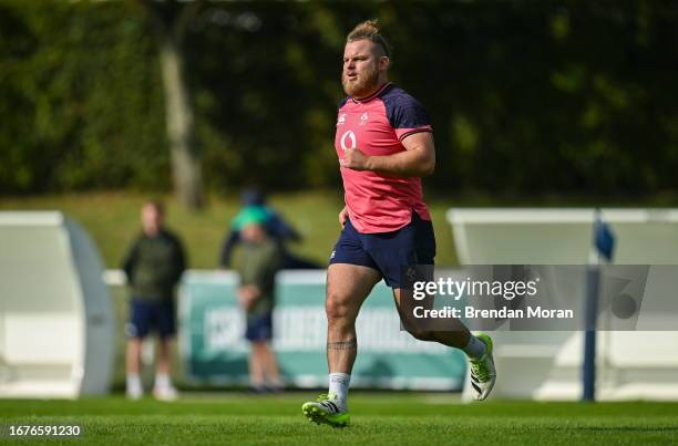 Indre-et-Loire , France - 19 September 2023; Finlay Bealham during an Ireland rugby squad training session at Complexe de la Chambrerie in Tours,...