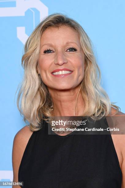 Alexandra Lamy attends the "Killer Coaster" Photocall during the 25th La Rochelle Fiction Festival on September 12, 2023 in La Rochelle, France.