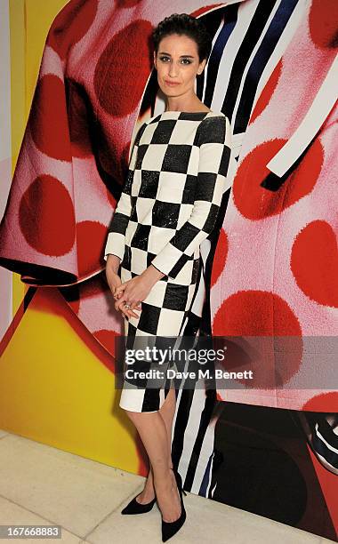 Erin O'Connor attends the opening party for The Vogue Festival 2013 in association with Vertu at Southbank Centre on April 27, 2013 in London,...