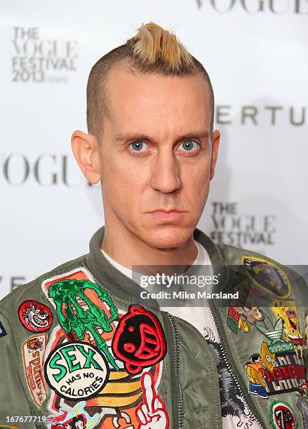 Jeremy Scott attends the opening party for The Vogue Festival in association with Vertu at Southbank Centre on April 27, 2013 in London, England.