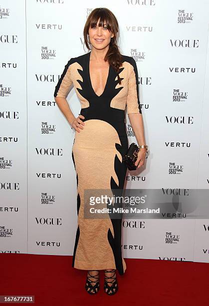 Tamara Mellon attends the opening party for The Vogue Festival in association with Vertu at Southbank Centre on April 27, 2013 in London, England.
