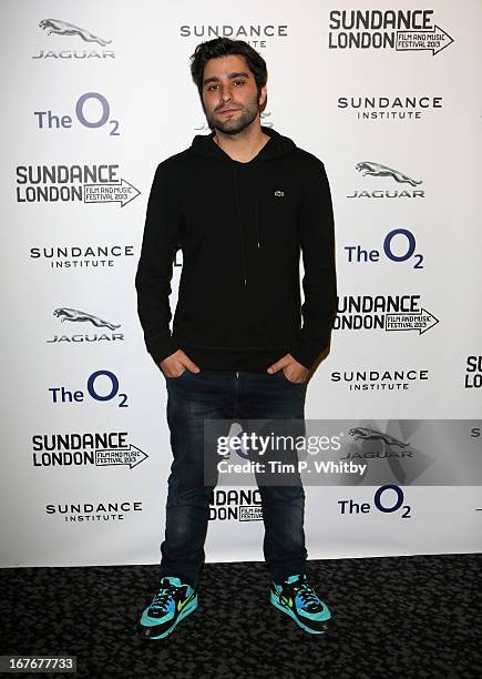 Director Jordan Vogt Roberts attends "The Kings of Summer" screening during Sundance London Film And Music Festival 2013 at Sky Superscreen O2 on...