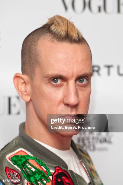 Jeremy Scott attends the opening party for The Vogue Festival in association with Vertu at Southbank Centre on April 27, 2013 in London, England.