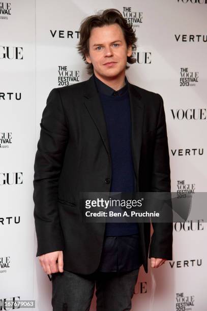 Christopher Kane attends the opening party for The Vogue Festival in association with Vertu at Southbank Centre on April 27, 2013 in London, England.