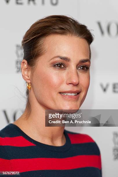 Yasmin Le Bon attends the opening party for The Vogue Festival in association with Vertu at Southbank Centre on April 27, 2013 in London, England.