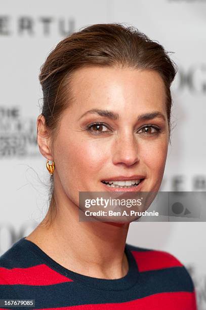 Yasmin Le Bon attends the opening party for The Vogue Festival in association with Vertu at Southbank Centre on April 27, 2013 in London, England.