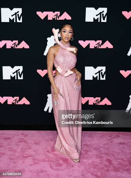 Saweetie attends the 2023 MTV Video Music Awards at the at Prudential Center on September 12, 2023 in Newark, New Jersey.