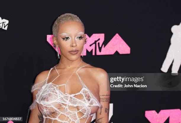 Doja Cat attends the 2023 MTV Music Video Awards at the Prudential Center on September 12, 2023 in Newark, New Jersey.