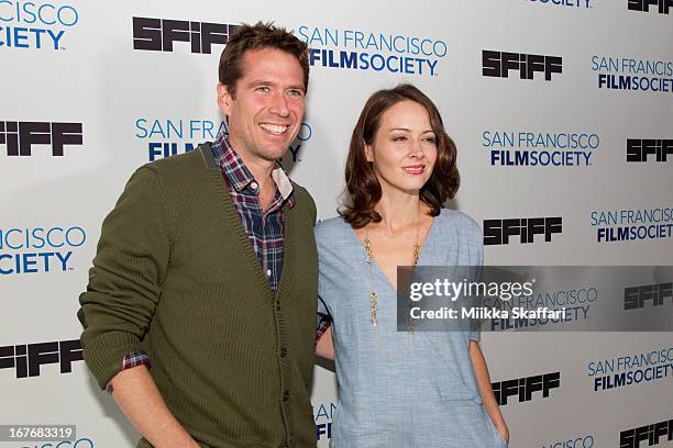 Actress Amy Acker and actor Alexis Denisof arrive at "Much Ado About Nothing" premiere at Sundance Kabuki Cinemas on April 27, 2013 in San Francisco,...