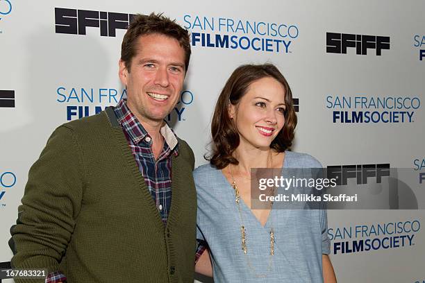 Actress Amy Acker and actor Alexis Denisof arrive at "Much Ado About Nothing" premiere at Sundance Kabuki Cinemas on April 27, 2013 in San Francisco,...