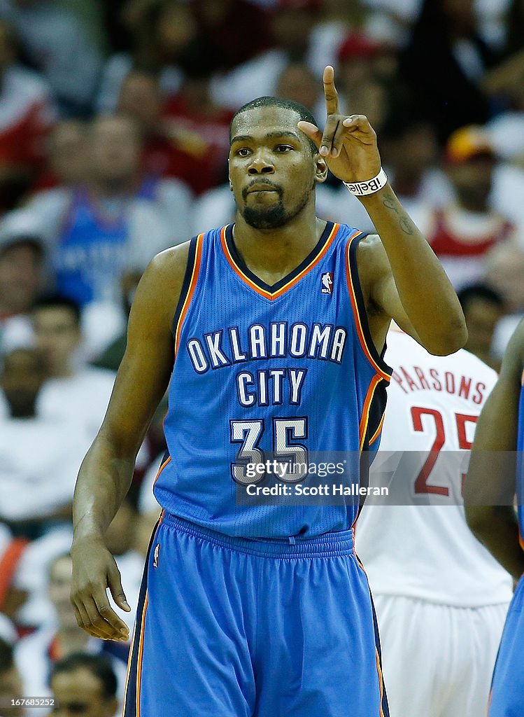 Oklahoma City Thunder v Houston Rockets - Game Three