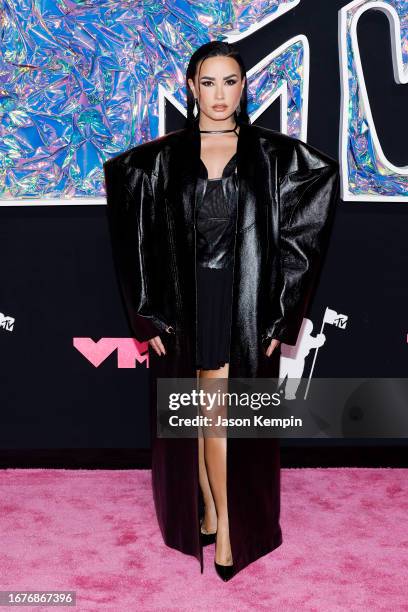 Demi Lovato attends the 2023 MTV Video Music Awards at Prudential Center on September 12, 2023 in Newark, New Jersey.