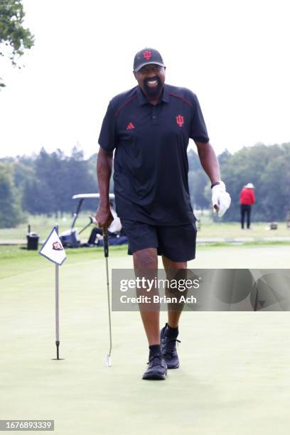 Head Coach of Indiana Hoosiers Men's Basketball, Mike Woodson attends Coach Woodson Indianapolis Golf Invitational, Presented by York Automotive, A...