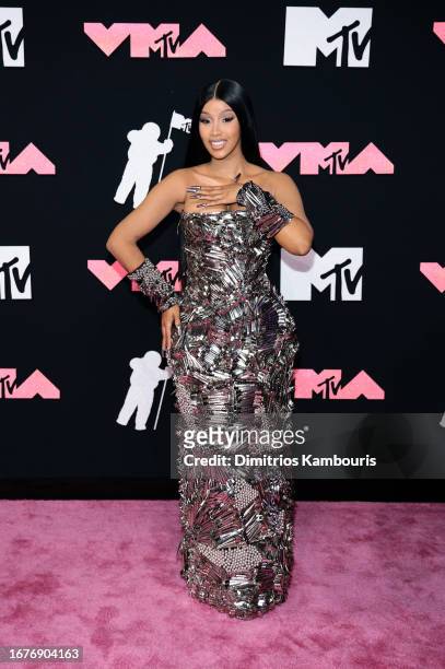 Cardi B attends the 2023 MTV Video Music Awards at the Prudential Center on September 12, 2023 in Newark, New Jersey.