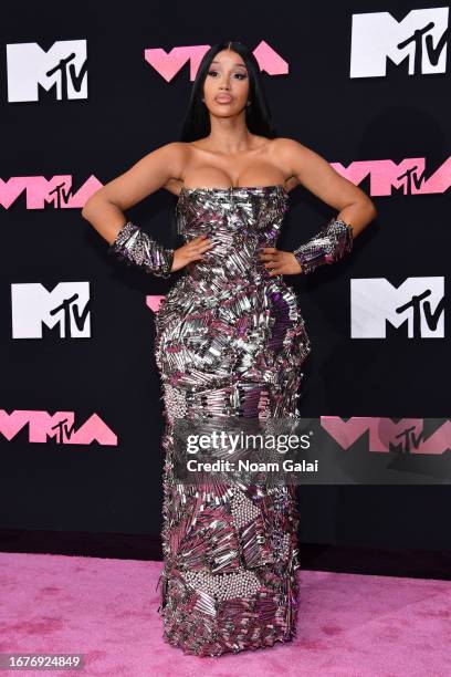 Cardi B attends the 2023 MTV Video Music Awards at Prudential Center on September 12, 2023 in Newark, New Jersey.