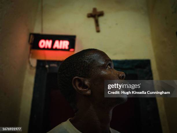 Emmanuel Yaliko, director of Radio Kibali, during the Lord's Resistance Army conflict, Emmanuel was responsible for broadcasts which encouraged...