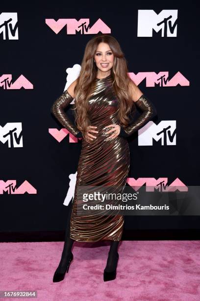 Thalía attends the 2023 MTV Video Music Awards at the Prudential Center on September 12, 2023 in Newark, New Jersey.