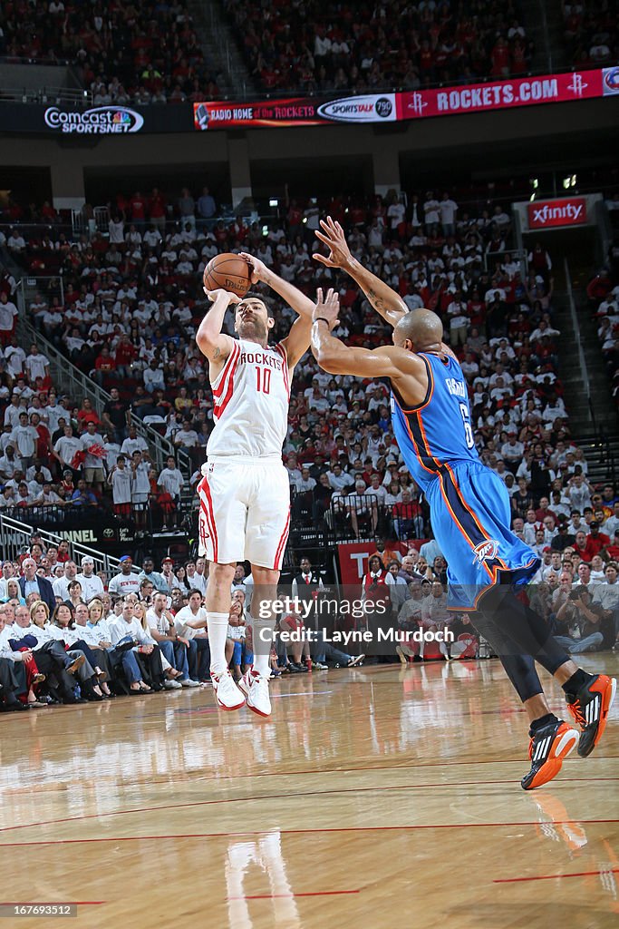 Oklahoma City Thunder v Houston Rockets - Game Three