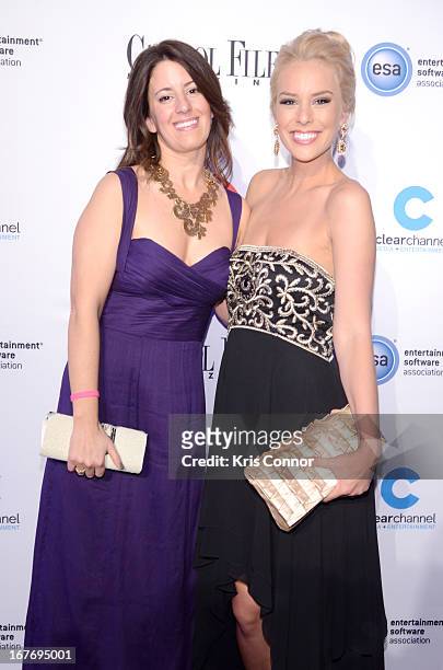 Editor in chief and publisher of Capitol File Magazine Sarah Schaffer and Britt McHenry attend Capitol File's White House Correspondents' Association...