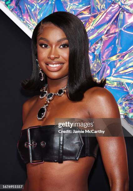 Coco Jones attends the 2023 MTV Video Music Awards at the Prudential Center on September 12, 2023 in Newark, New Jersey.