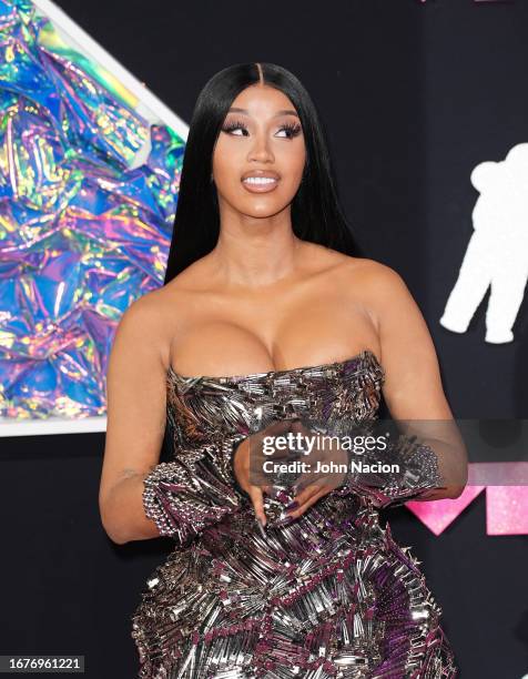 Cardi B attends the 2023 MTV Music Video Awards at the Prudential Center on September 12, 2023 in Newark, New Jersey.