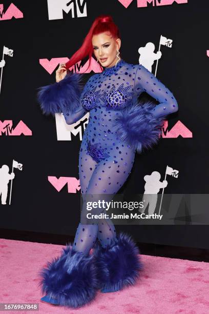 Justina Valentine attends the 2023 MTV Video Music Awards at the Prudential Center on September 12, 2023 in Newark, New Jersey.